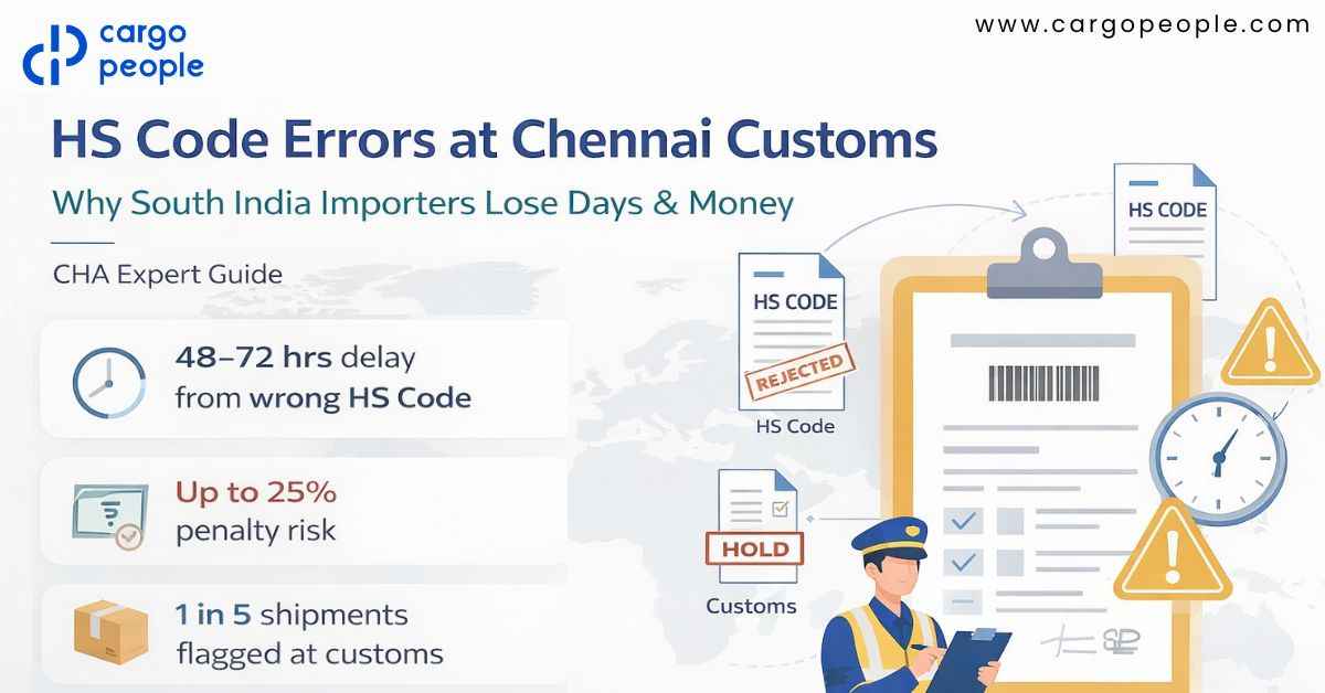 HS Code Errors at Chennai Customs: Why South India Importers Lose Days & Money — CHA Expert Guide