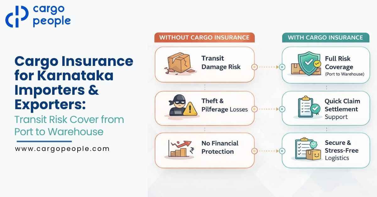 Cargo Insurance for Karnataka Importers & Exporters: Transit Risk Cover from Port to Warehouse