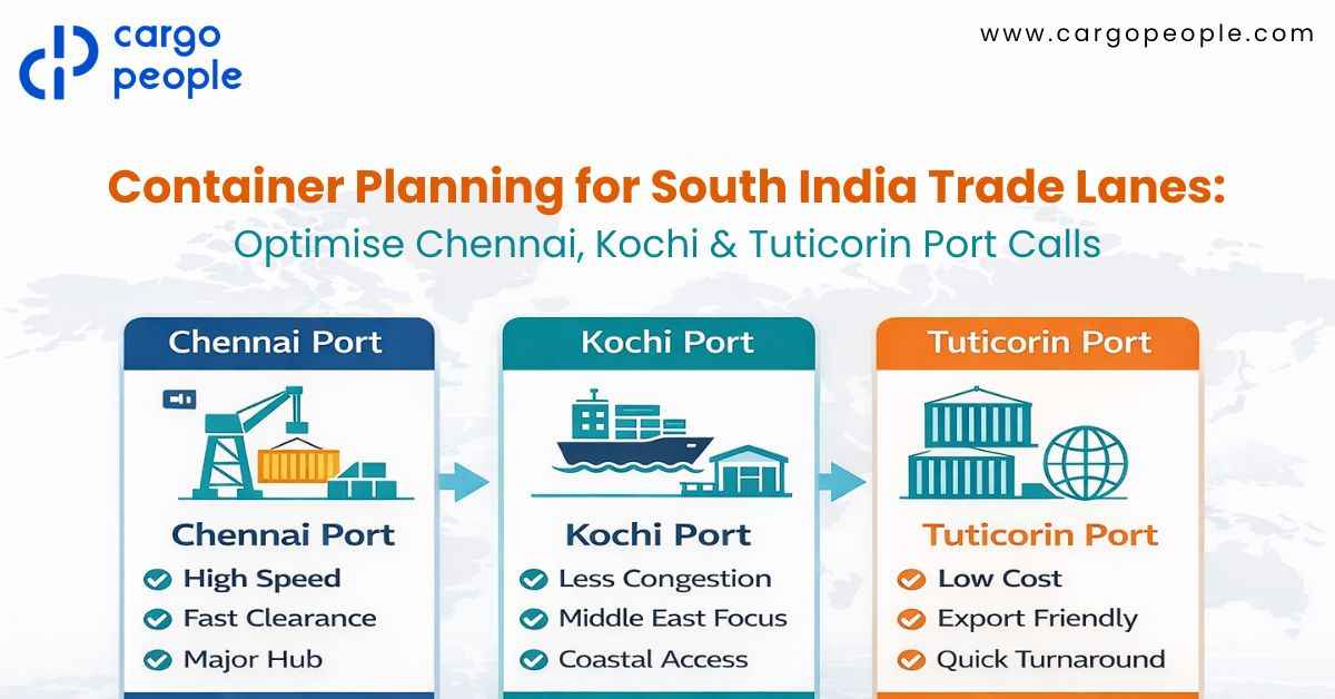 Container Planning for South India Trade Lanes: Optimise Chennai, Kochi & Tuticorin Port Calls