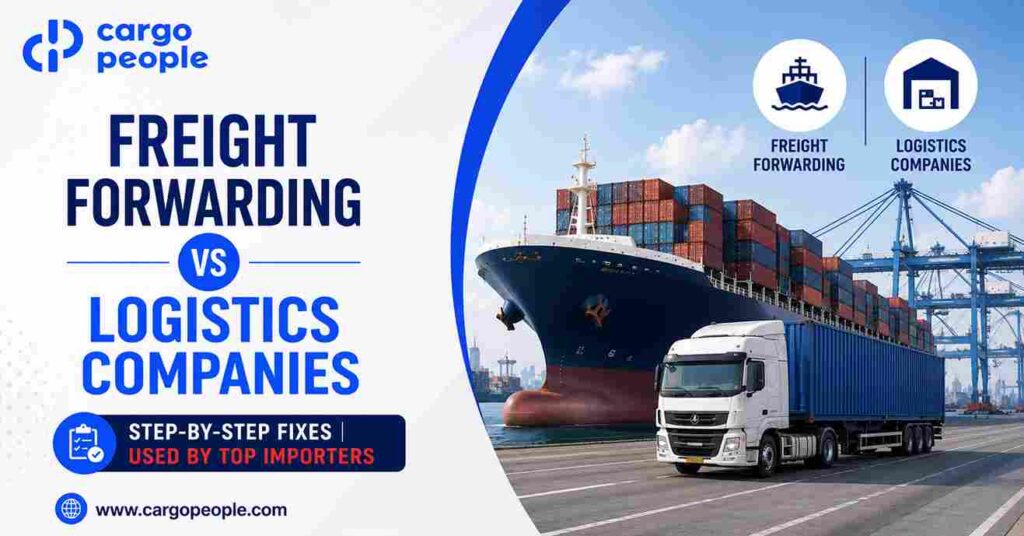 Freight Forwarding vs Logistics Companies - Step-by-Step Fixes Used by Top Importers